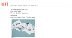 Desktop Screenshot of galerie-gans.at